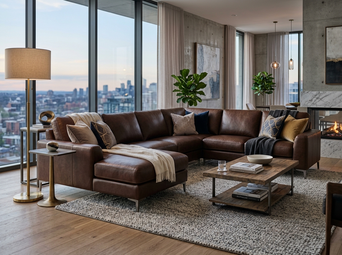 Bộ sofa da thật cao cấp LUONGGIA