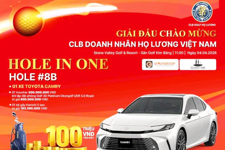HIO với nhiều giải thưởng giá trị hấp dẫn.