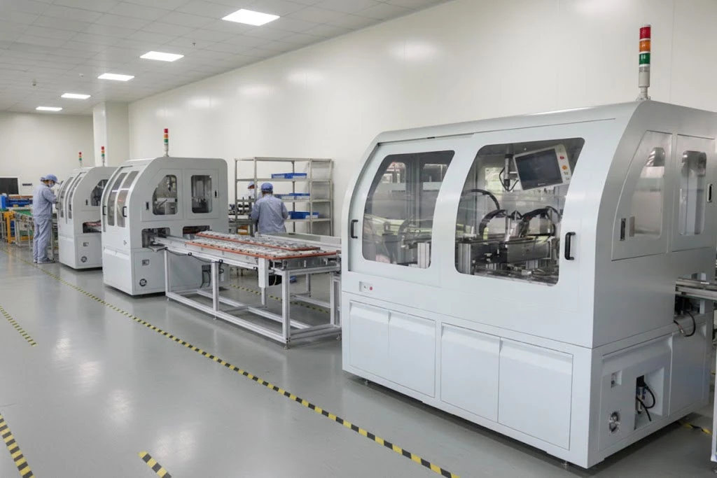 Dây chuyền lắp ráp công tắc, ổ cắm