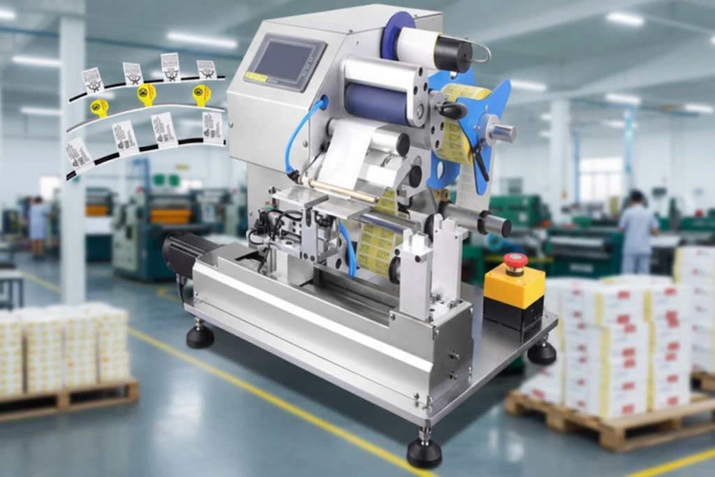 Máy dán tem, nhãn tự động